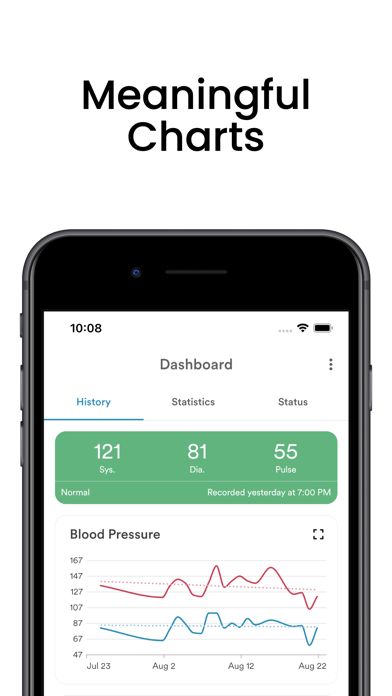 Blood Pressure Monitor: AVAX Screenshot