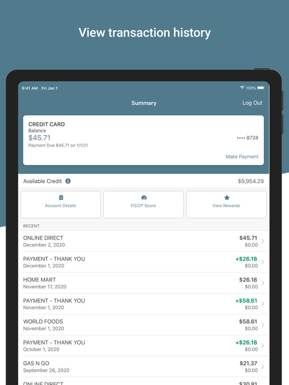 App screenshot
