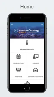 the immuno-oncology summit iphone screenshot 2