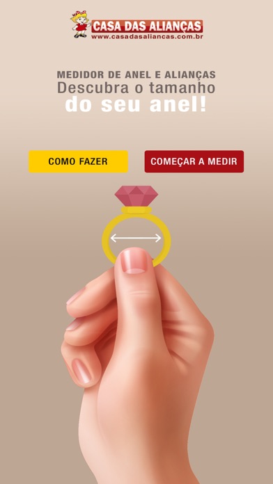 Medidor de Anel e Alianças Screenshot