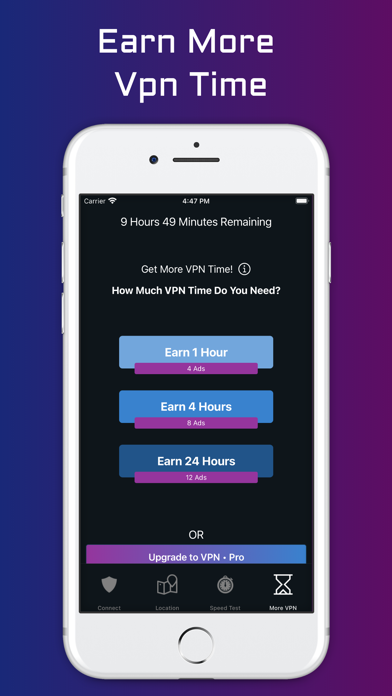 VPN ⁺ Screenshot