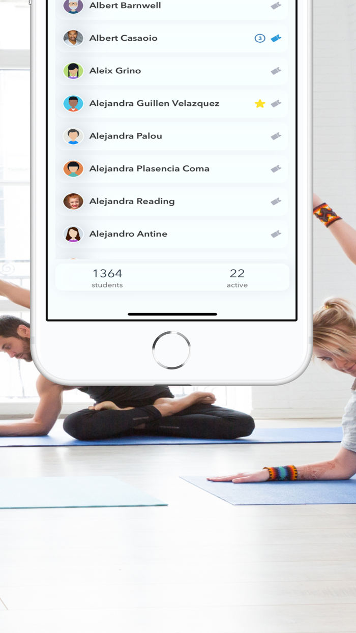 Open Manager. Yoga and Gym