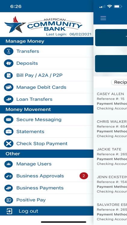 American CB of IN Business