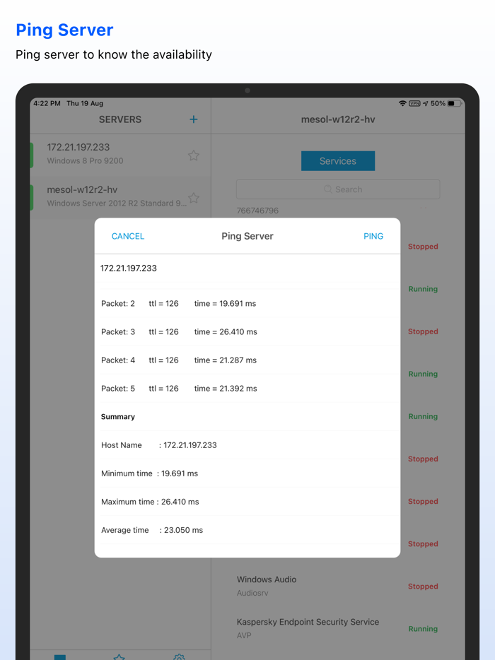 Windows Service Monitor