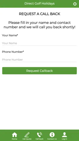 Game screenshot Direct Golf Holidays App hack