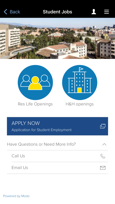 UCLA Housing Screenshot