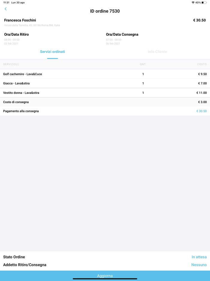 La Biolavanderia Admin