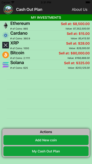 Screenshot #1 pour Cash Out Plan