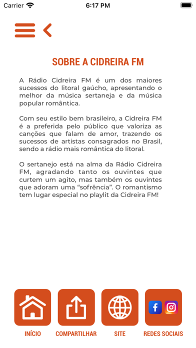 Rádio Cidreira FM - 91,3 FM Screenshot