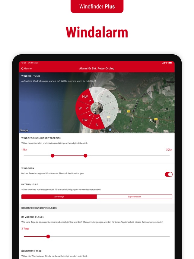 Windfinder Pro: Wind & Wetter im App Store