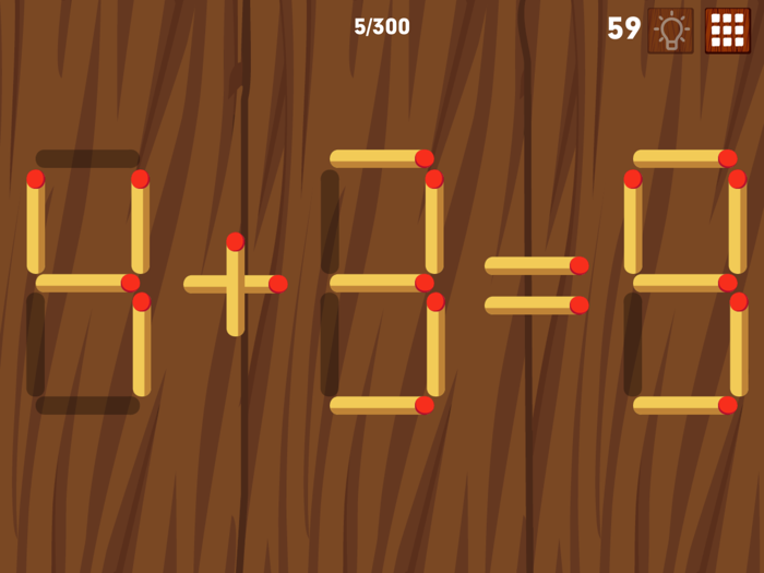 Math Puzzle King-Move Matches