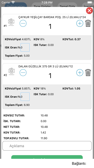 Resimli Soğuk ve Sıcak Satış Screenshot