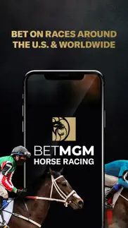 betmgm - horse racing iphone screenshot 1