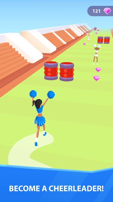 Screenshot #1 pour Cheerleader Run 3D