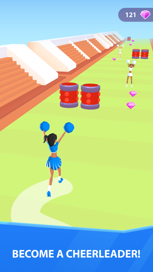 #1. Cheerleader Run 3D (iOS) 来自: SUPERSONIC STUDIOS LTD