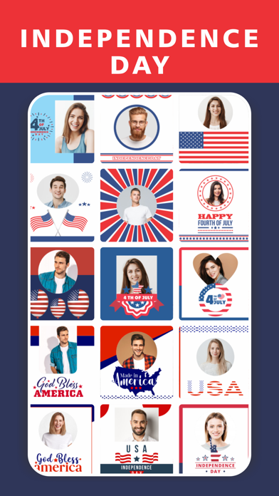 4th of July Greeting Cards Screenshot