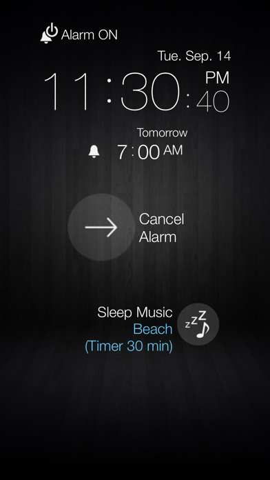 Screenshot #3 pour One Touch Alarm Clock