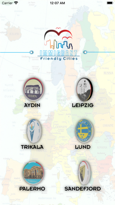 Immigrant Friendly Cities Screenshot