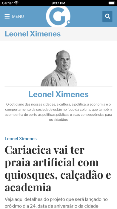 A Gazeta Screenshot