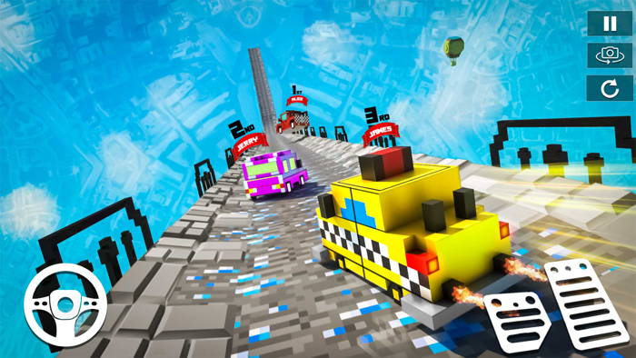 Blocky Racing Mega Ramps