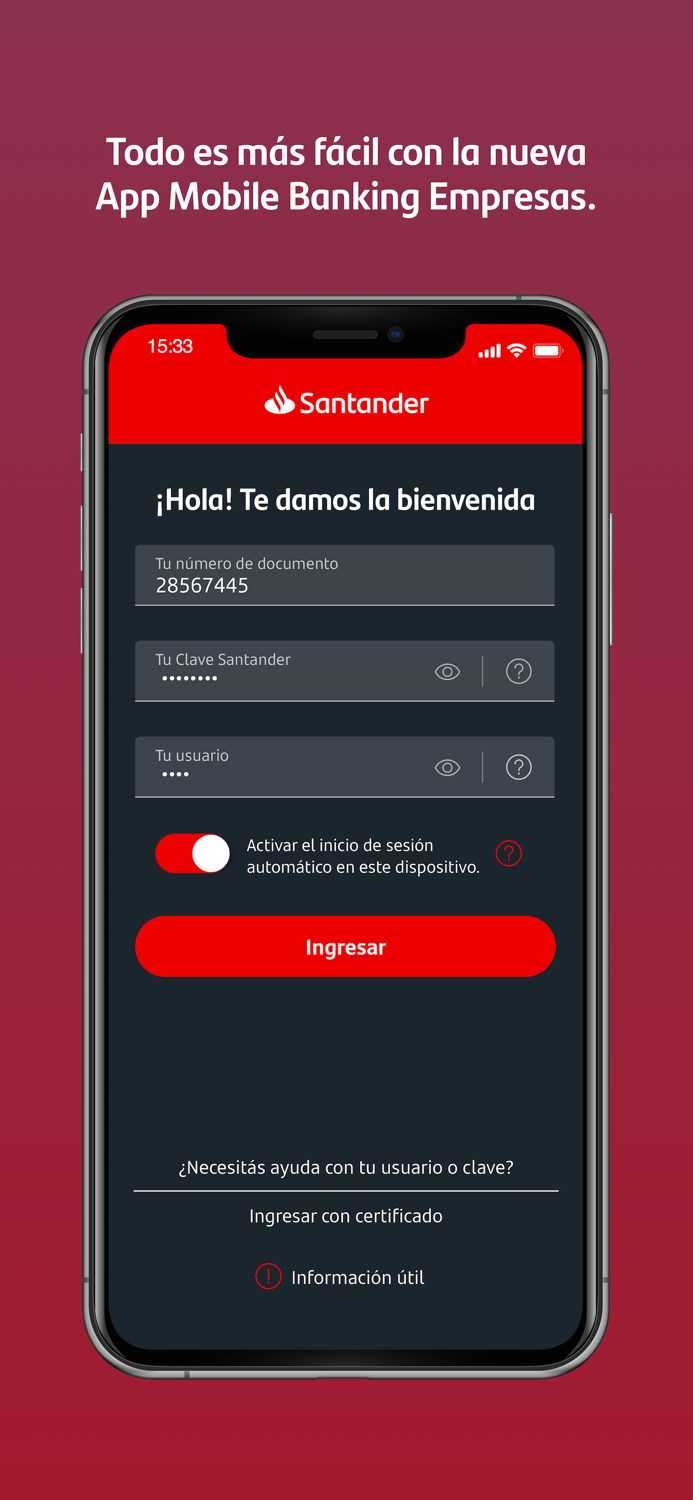 Santander Empresas AR