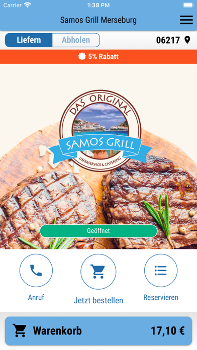 Samos Grill Merseburg Screenshot