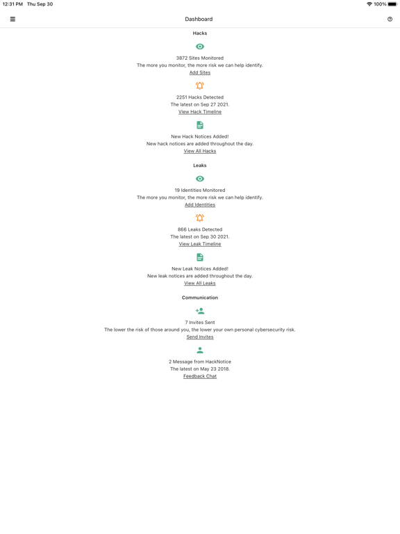 Screenshot #4 pour HackNotice