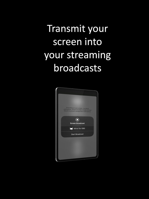 Screenshot #5 pour Screen Mirror for OBS