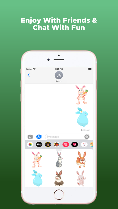 Rabbit Stickers Emojis screenshot 4