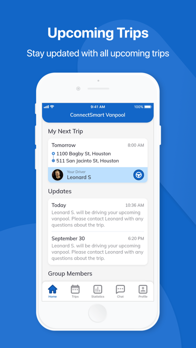 HCS Vanpool Screenshot