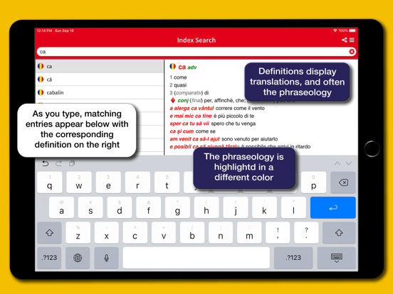 Dizionario Romeno Hoepli screenshot 3