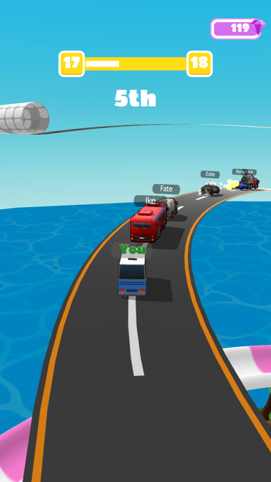 Crazy Race . Screenshot