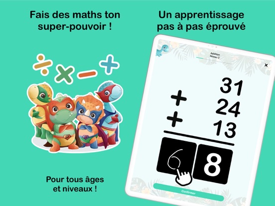 Screenshot #4 pour Dino Math : Calcul Mental