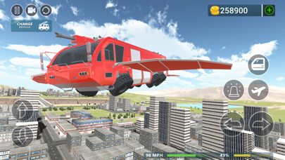 Screenshot #3 pour Fire Truck Flying Car