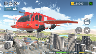 Fire Truck Flying Car Screenshot