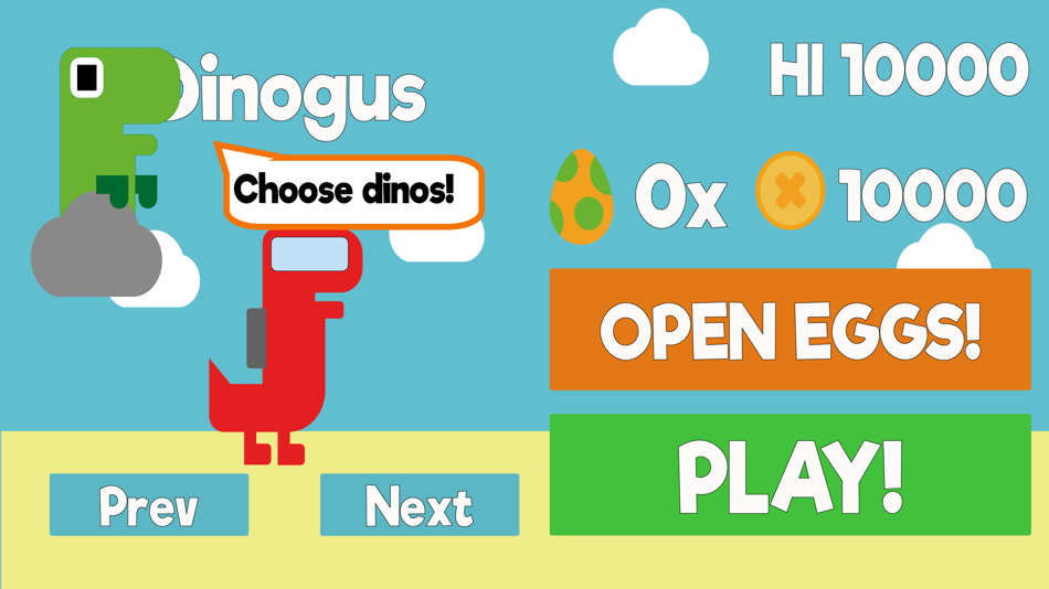 #2. Dino - 2d runner (iOS) 由: Alexandr Graschenkov