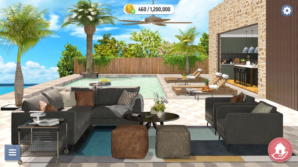#6. House Makeover Game (iOS) By: NSTAGE Inc.