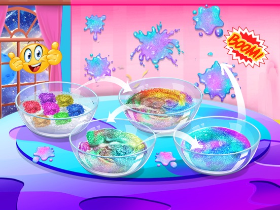 Screenshot #6 pour Crazy Slime - Pink Glitter Fun