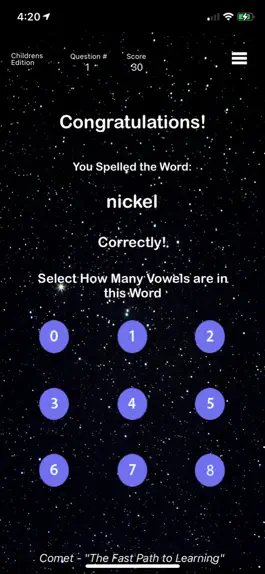 Game screenshot Children's - Comet Spelling hack