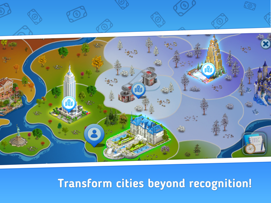 Golden Hills: City Build Sim iPad app afbeelding 5