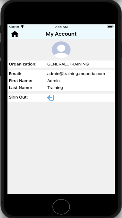 Meperia Strategic Sourcing Screenshot