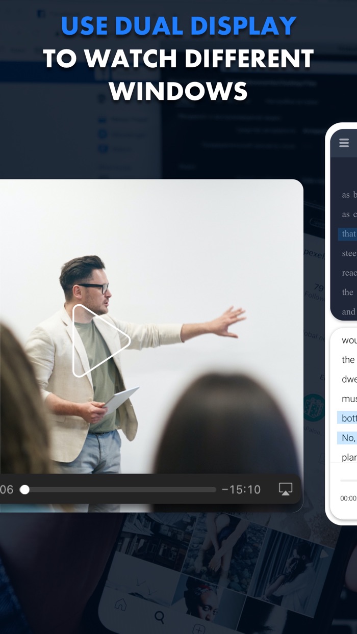 Multitasking Split Screen