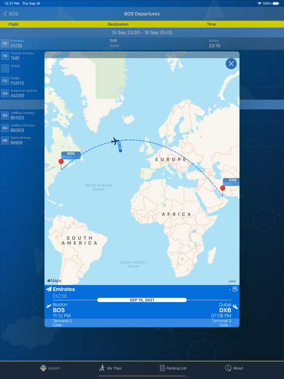 Screenshot #6 pour Boston Airport Info + Radar
