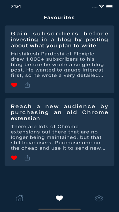 GrowthBites Screenshot