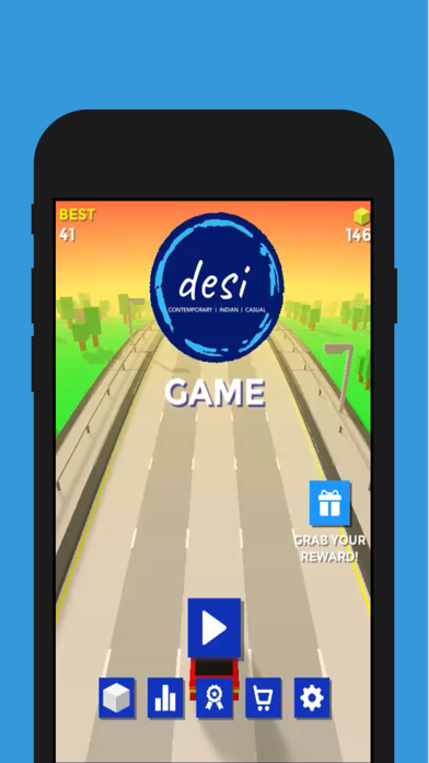 Screenshot #1 pour Desi Racing Game