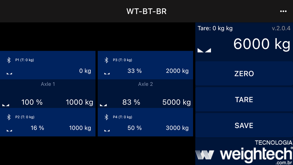 #1. WT-BT-BR Agricultural Weighing (iOS) By: Weightech