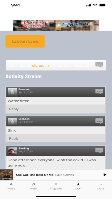 97 KYCK FM Screenshot