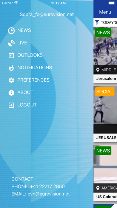 News Exchange Screenshot