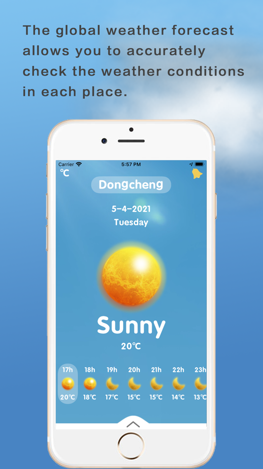 #1. weather:live weather & radar (iOS) 由: ShengYi NetWork Technology CO., Ltd.