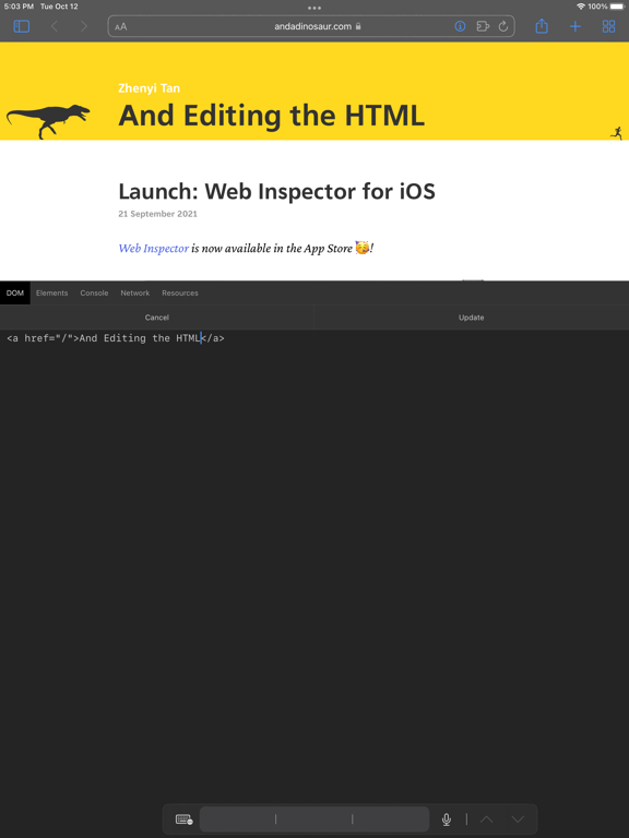 Screenshot #5 pour Web Inspector